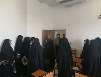بازدید دانشجویان رشته علوم قرآن و حدیث دانشگاه حکیم سبزواری از دانشکده